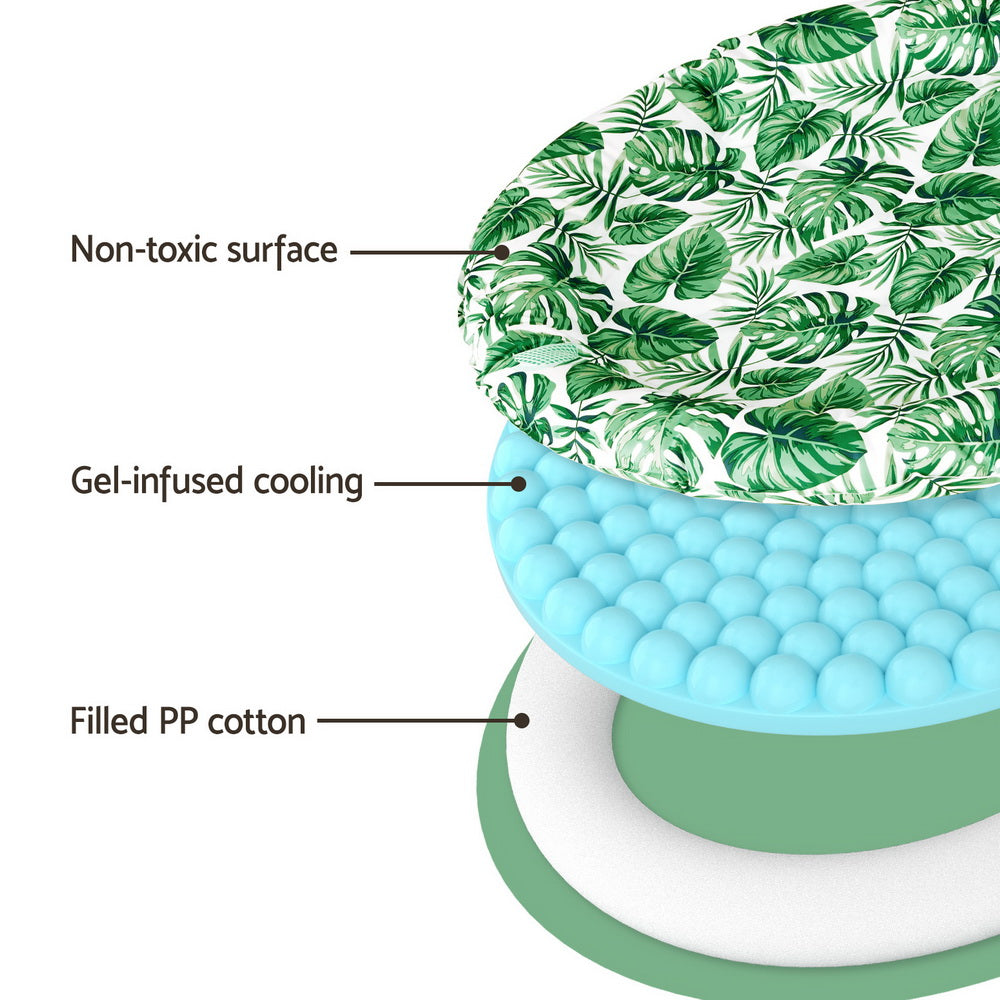 Pet Cooling Mat- Gel- Large Round Summer Cushion